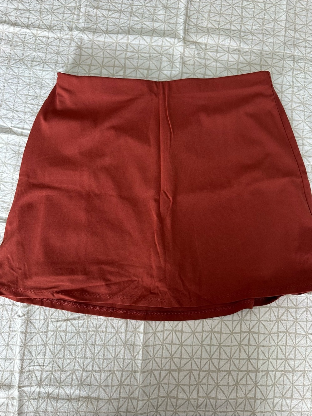 Old Navy Active Mini Skirt in Rust Red